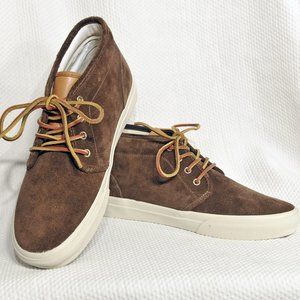 Polo Ralph Lauren Men's 11.5 Brown Suede & Leather Keaton Chukka Mid New…
